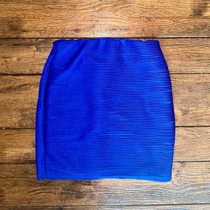 Forever 21 Royal Blue Mini Skirt